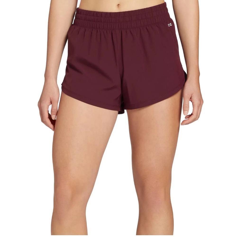 dsg maroon women’s stride athletic shorts